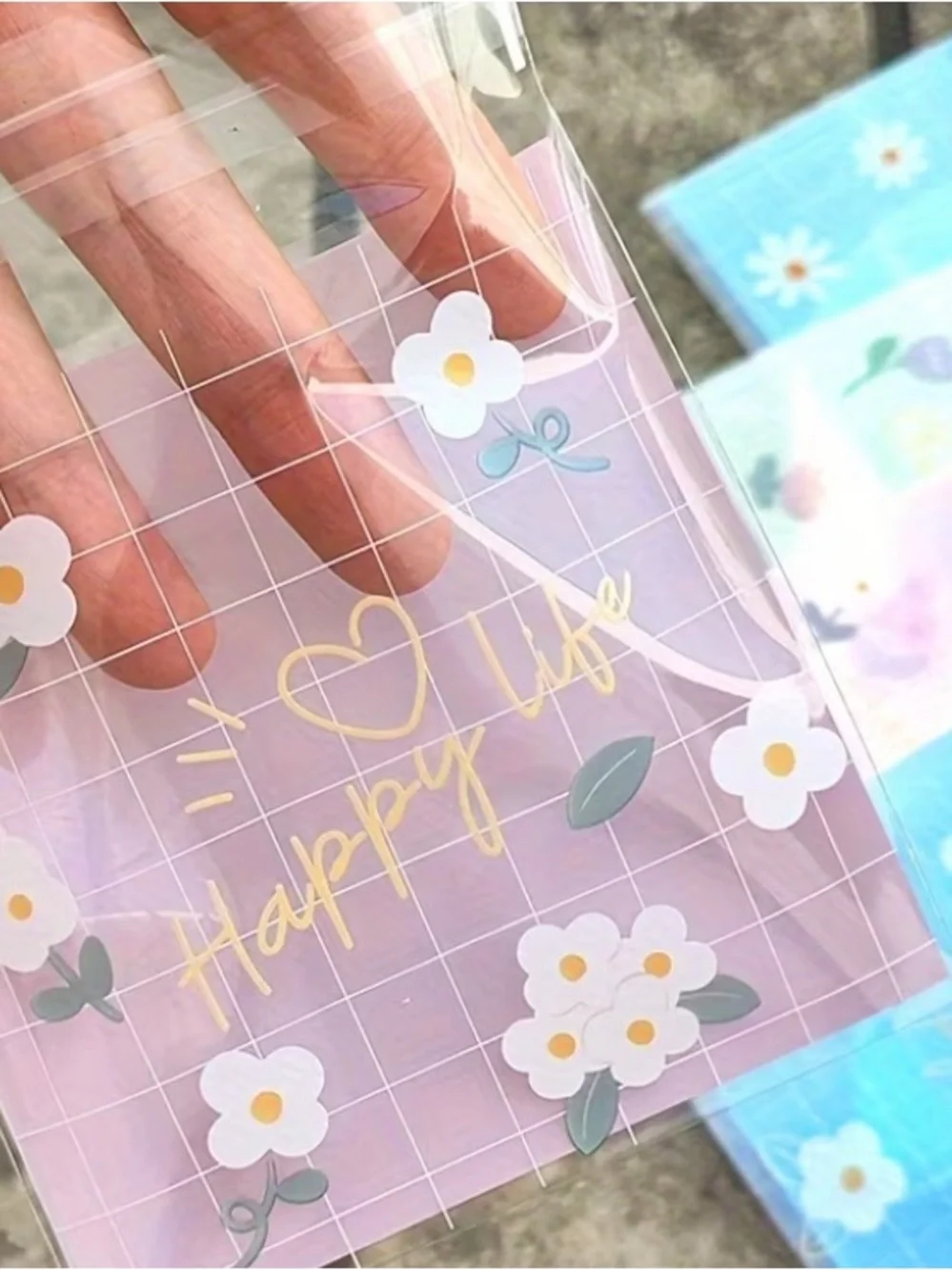 Cute Floral Mini Self Seal Bags - 100 pcs